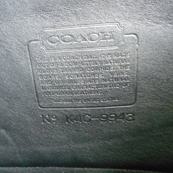 Vintage Coach Classic Backpack  XL, 9943, in Black - Picture 9 of 10